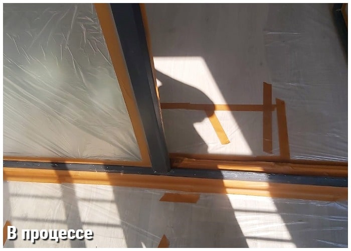 Примеры перекраски окон под интерьер Шелл-Хаус